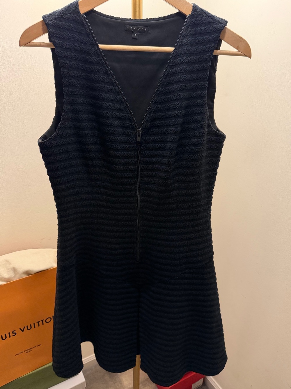 Theory Sleeveless Dress in Black